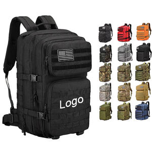 กระเป๋าเป้สะพายหลังแบบยุทธวิธี Protector Plus Custom 600D ไนลอน 45 ลิตร ระบบ MOLLE ลายพราง กันน้ำ วัสดุ PVC สำหรับตั้งแคมป์และเอาชีวิตรอด - Product Image 1