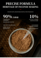 Bâtons d'encens pour la culte du Bouddha, bois d'agar naturel, bois d'agar noir, bois de santal indien, combustion de 2 heures, utilisation pour la prière religieuse