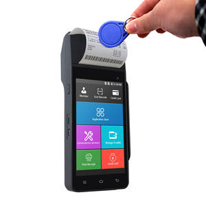 Мини-терминал банкомат, 4G, Мобильный pos-терминал с встроенным термопринтером Z90, поддержка дебетовой карты с бесплатным SDK - Product Image 1