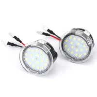 2PCS Led Mondeo Side Mirror Puddle Lights Waterproof 12V pour Ford F150 Edge Flex Taurus LED Puddle Light Assembly