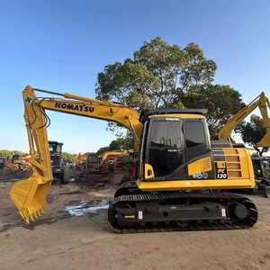 Máquina barata China usada Komatsu Pc130 máquina de movimiento de tierras precio bajo excavadora de 13 toneladas con motor de núcleo y motor en stock - Product Image 2