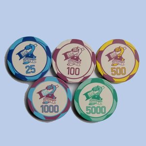 بيع بالجملة الرموز البلاستيكية المستديرة الملونة - Product Image 6