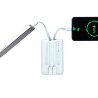 Tendance 2026 : Mini Power Bank Portable Noir 22,5W 10000mAh avec Affichage Numérique – Chargeur de Téléphone Personnalisé