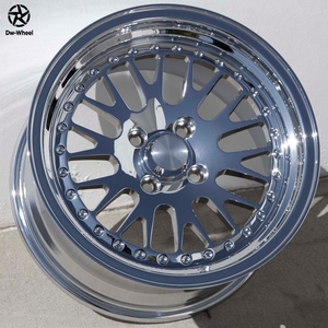 Jantes en alliage forgé DW 2P, chrome poli, <span class=keywords><strong>17</strong></span>, 18, 19, 20 pouces, aluminium forgé, pour voitures <span class=keywords><strong>de</strong></span> course, compatibles avec Audi GT, Lexus GSF, Cobra SVT - Product Image 4