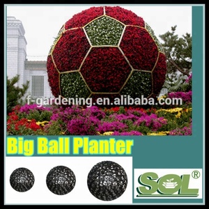 Maceta Redonda para Exteriores, Macetas Grandes de Plástico con Forma de Bola, Maceta para Flores, Bola de Flores Artificiales - Product Image 2