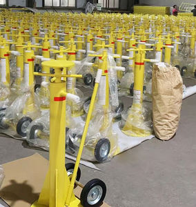 Сверхмощный стальной предохранительный подъемный домкрат 100000LBS/45-тонная Статическая грузоподъемность прицепа контейнер стабилизирующий домкрат стенд - Product Image 6