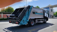 Dong Feng Fahrgestell 4X2 Automatischer Diesel-Müllverdichter-LKW 15m3 10cbm Abfallentsorgung