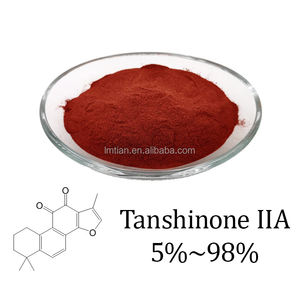 Salvia Miltiorrhiza Özü Tanshinon IIA %5 ila %98 Kriptotanshinon %98 Dolaşım Sağlığı Dan Shen Tozu Özelleştirilebilir Toplu - Product Image 1