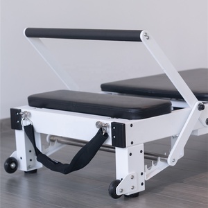 Equipo de Pilates Reformer Profesional para Yoga y Fitness, Cama de Acero, Silla, Equipo para Ejercicio en Casa <span class=keywords><strong>INIKO</strong></span> R001A Blanco - Product Image 1