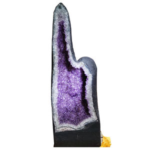 Vente en gros de grande améthyste naturelle cathédrale de guérison grotte d'améthyste en forme de dôme magnifique géode d'améthyste pour la géomancie des magasins - Product Image 4