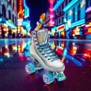 Vente chaude adulte clignotant planche à roulettes pas cher 4 roues Quad patins à roulettes pour hommes femmes avec cadre en alliage de support en aluminium - Product Image 3