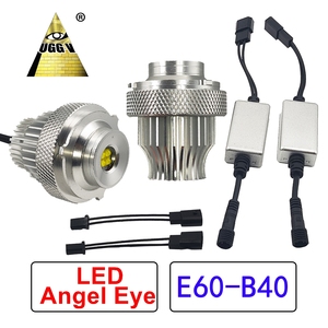 Luces LED <span class=keywords><strong>Angel</strong></span> Eyes E60 Pour BMW Juego 2pcs H8 H11 H4 H7 6000K Blanco Frio Alta Potencia Duraderas Y Faciles De Instalar - Product Image 2