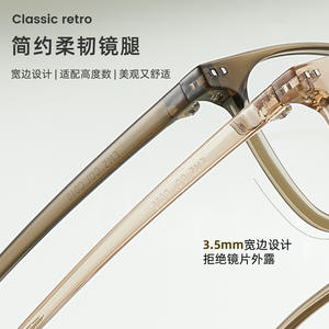 Montures de lunettes classiques rétro 7027, monture rectangulaire complète, légères, unisexes, matériau EMS, origine Danyang - Product Image 4