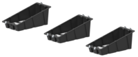 Système lesté par plateau HDPE en plastique de montage de panneau solaire