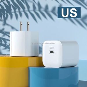 PD 20W Small Ice Cube Fast Charger Block for iPhone 17 15 13 12 Series - <b>USB</b> C Wall <b>Plug</b> Adapter - Product Image 5