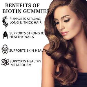 Top Quality Biotin Gummies with Multivitamin & Pantothenic Acid & Zinc Boost Collagen Production Support Healthy Metabolism - Product Image 4
