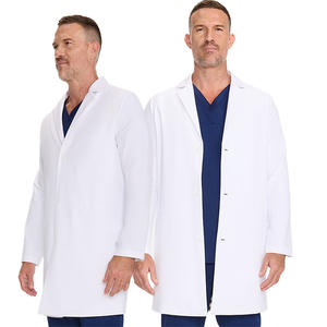 Blouse de laboratoire tissée pour hommes de 36 pouces de qualité supérieure avec ensembles de gommage médical respirant poche intérieure et porte-stylo disponibles grandes tailles régulières - Product Image 5
