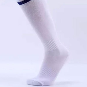 Chaussettes de compression en polyester sur mesure, hauteur genou, les plus vendues en gros, avec revers imprimé jacquard extensible pour l'équitation - Product Image 5