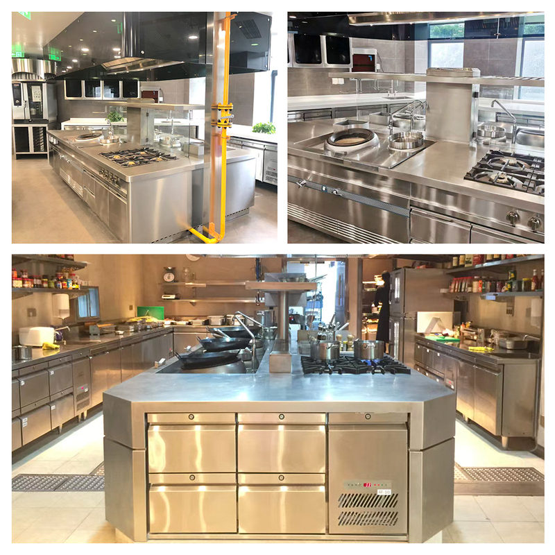 Commercial Grade Cooking Equipment Kitchen Island