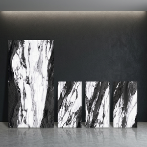 Dazzle Black Anti Slip GVT Porcelain <b>Tiles</b> 800x1600mm Premium Floor And Wall Office Collection - Product Image 1