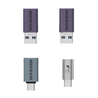Bloqueador de Datos USB de Regalo Promocional para iPhone y Android, Adaptador de Carga USB-A y USB-C, Protege Contra el Robo de Datos en Público