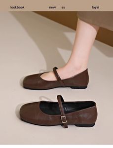 Scarpe Basse Casual da Donna in Morbida Pelle <span class=keywords><strong>con</strong></span> Punta Tonda e Fiocco Primaverile/Estivo per Uso Quotidiano - Product Image 6