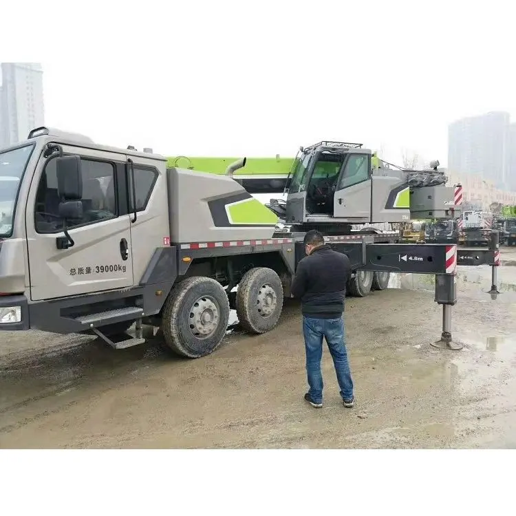 35ton ZTC350H ZOOMLION हाइड्रोलिक 16ton मोबाइल ट्रक क्रेन QY16V