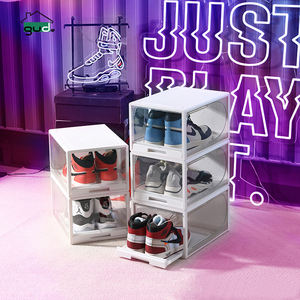 Boîte à chaussures en plastique, tiroirs à tirer, boîtes de <span class=keywords><strong>rangement</strong></span> pour chaussures, offre spéciale, <span class=keywords><strong>Amazon</strong></span> - Product Image 2