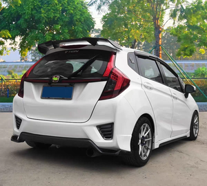 Diffuseur arrière en fibre de carbone de style SEEKER pour Honda Fit GK5 RS 2014-2017, kit carrosserie pour pare-chocs - Product Image 3