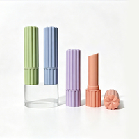 Yueshunxing – Tubes vides pour baume à lèvres et rouges à lèvres, en plastique rond, personnalisables, avec motif floral unique – Vente en gros