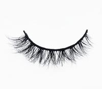 100% vrai vison naturel élégant quotidien 12mm faux cils à la main pleine bande cils bandes de cils 1 paire