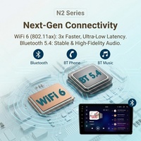 Autoradio Android LODARK N2 9/10 pouces, écran IPS, processeur Quad Core, 2+64 Go, lecteur multimédia Android pour voiture, navigation automobile