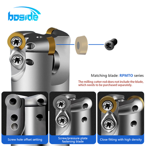 45 ° indekslenebilir EMR4R 5R 6R <span class=keywords><strong>CNC</strong></span> yüksek hassas freze kesici freze çubuk - Product Image 6