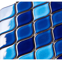 Verts Arabesque Pour Dosseret Carreaux De Céramique Mosaïque