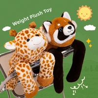 Peluche lestée personnalisée pour enfants Peluche lestée Peluche lestée Crocodile paresseux dinosaure en peluche pour l'anxiété Jouet de concentration