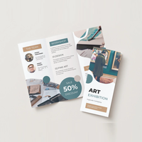 Impression de brochures pliées personnalisées avec logo, dépliants, prospectus, manuels promotionnels – Vente en gros directe usine