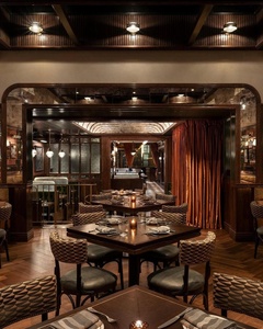 Moderno ristorante messicano mobili all'ingrosso cafè tavolo in legno da pranzo con stand divisore per ristorante Hotel soggiorno - Product Image 5