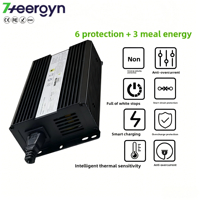 Chargeur Heergyn pour batteries au lithium fer phosphate 8 cellules pour autolaveuses autoportées et chariots élévateurs électriques AC 220V vers DC 24V 30A