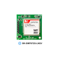Tarjeta de Desarrollo SIMCom BK-SIM7672G LTE Cat 1 Bis 4G con Bandas Globales Opcionales, GPS GNSS, Ranura Nano SIM o Nano SIM Push-Push, USB UART