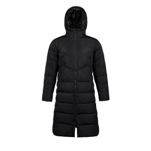 Uniforme de football d'hiver personnalisé, veste <span class=keywords><strong>longue</strong></span> à capuche en coton épais, fermeture éclair 1/2, coupe-vent, jersey de football respirant et écologique - Product Image 3