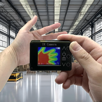 Caméra thermique portable MLX90640 avec écran TFT de 1,8 pouce, résolution élevée, stockage sur carte SD, connectivité 4G pour la réparation électronique