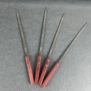 Yolecen Thương Mại Thép Không Gỉ <span class=keywords><strong>BBQ</strong></span> Xiên Lớn Vuông Bằng Gỗ Xử Lý Nướng Thịt Cừu Xiên Phẳng Xiên Dầu <span class=keywords><strong>BBQ</strong></span> - Product Image 2