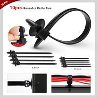 Kit de 1295 attaches de retenue pour voiture - 37 tailles de rivets en nylon pour pare-chocs et ailes, 5 extracteurs d'attaches, 10 serre-câbles