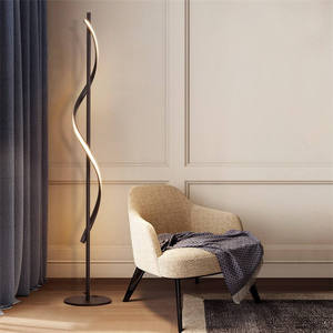 Nuova Lampada da Terra a LED Moderna Nordica per Soggiorno Linea di Design Creativo per Atmosfera da Hotel da Posizionare Accanto al Divano - Product Image 4