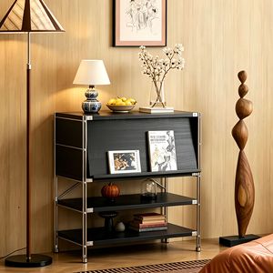 Estante de Almacenamiento Estilo Bauhaus, Multicapa, 5+ Compartimentos, Mueble Ligero para Sala de Estar, Unidad Lateral para Sofá, Multifuncional - Product Image 1