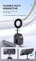 Support de téléphone magnétique pliable en gros, directement de l'usine, pour bureau, lit, avion et voyage