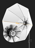 Studio photo lumière stroboscopique octogone Softbox Kit produit photographie boîte à lumière Angle panoramique caméra Softbox pour la photographie