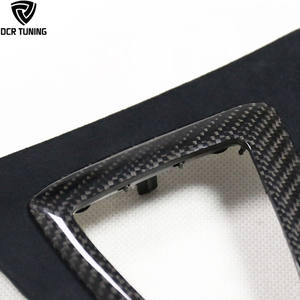 Couvercle de Console intérieure pour <span class=keywords><strong>BMW</strong></span> F20 F22 F23 F32 F30 F33 F36 boîte de vitesses en Fiber de carbone garniture Surround Type de remplacement modèles LHD - Product Image 5