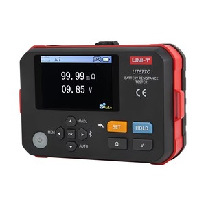 เครื่องทดสอบความต้านทานภายในแบตเตอรี่และแบตเตอรี่ลิเธียม UNI-T UT677A+/UT677C ความแม่นยำสูง ป้องกันน้ำและฝุ่นระดับ IP65 - Product Image 5