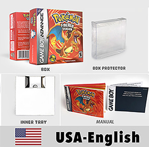 Boîte et manuel Leaf Green Fire Red Ruby Emerald SAPPHIRE USA FRA EUR NOE ESP ITA pour Gba - Product Image 3